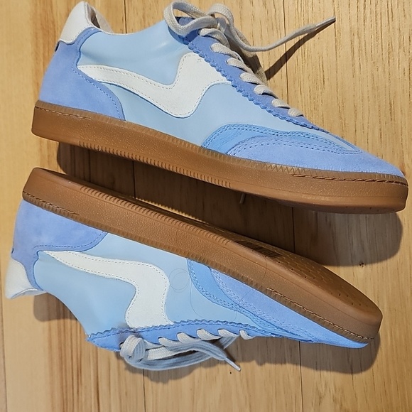 DOLCE VITA Notice Sneakers Blue Suede NEW IN BOX Size 8.5 - Picture 7 of 12